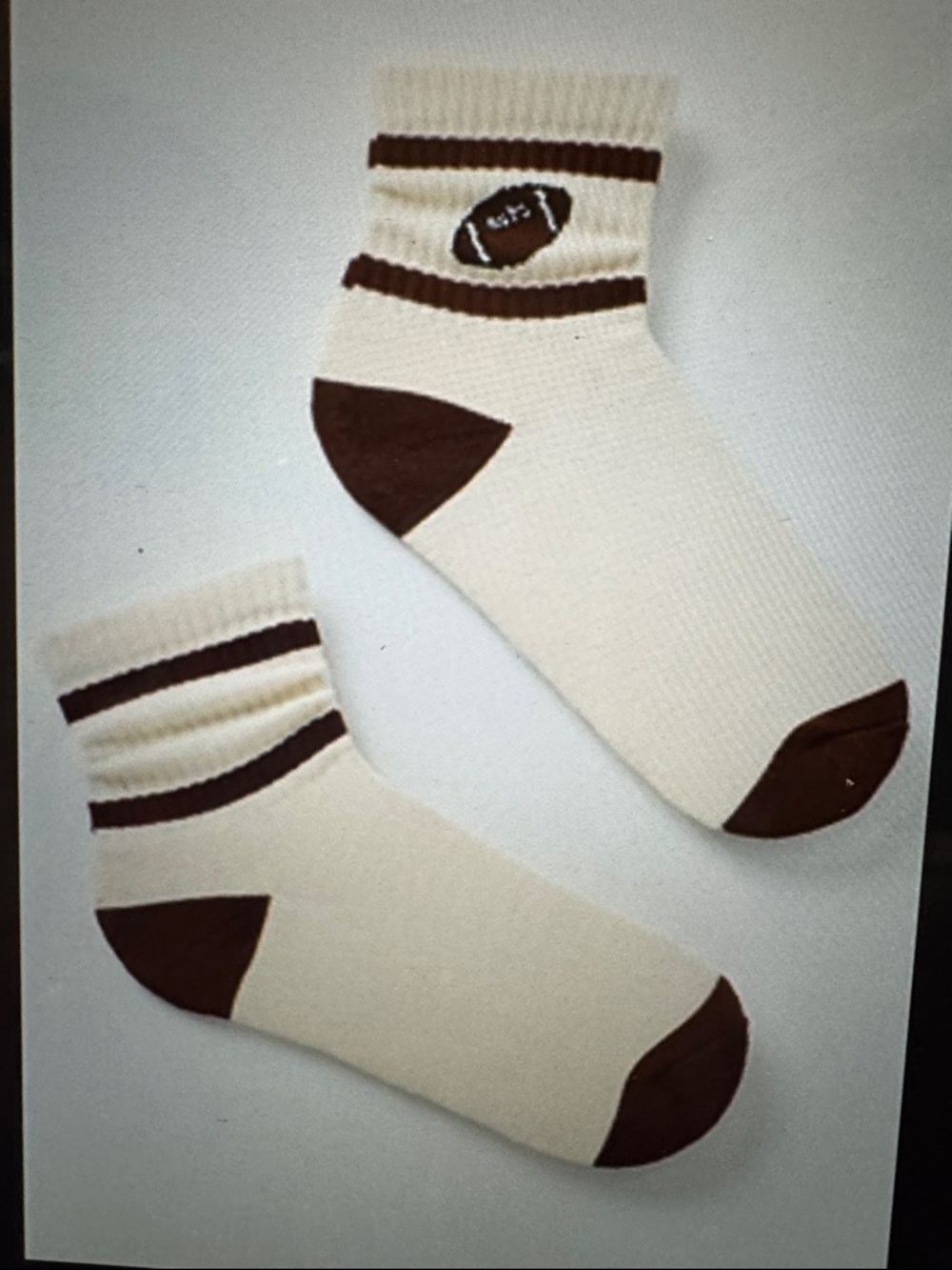 Anthropologie Football Athletic Ankle Socks